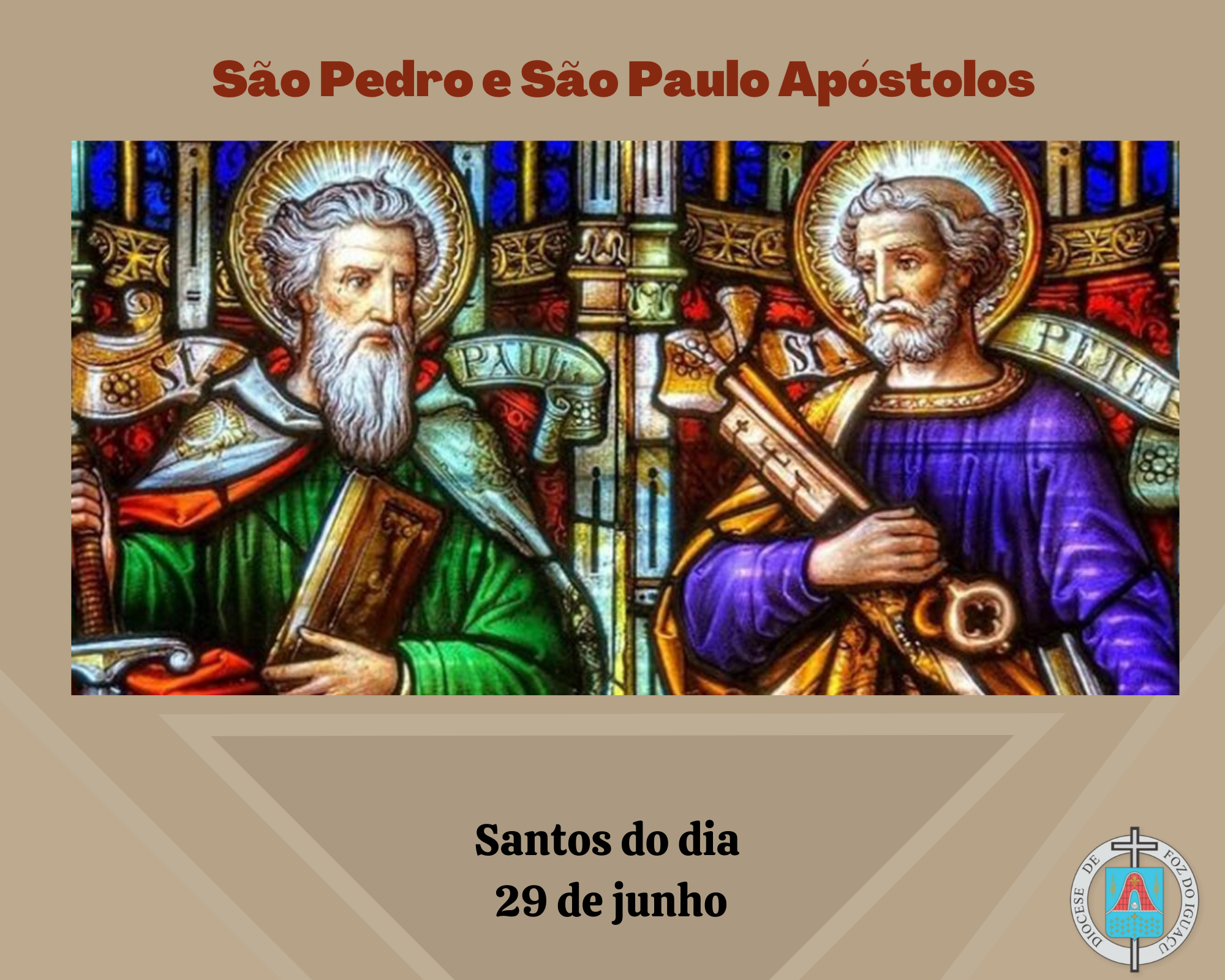 São Pedro e São Paulo, Apóstolos de Cristo - Diocese de São Carlos